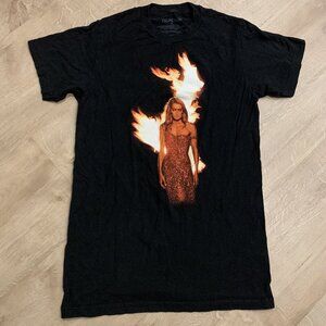 Celine Dion 2019 Courage Concert Tour T-Shirt Women's Small S Double Sided Black